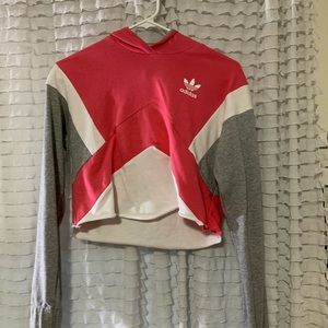 cropped adidas original hoodie